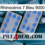 Rhinocéros 7 Bleu 9000 20